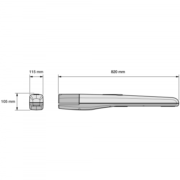 NICE TOONA 4 Operator dimensions